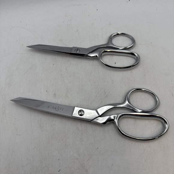 Gingher Scissors Dressmaker's Shear Chrome Right Handed 7 And 8 1/2 Inch - Picture 1 of 14